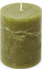 Spaas - Rustiek Kaars 80/110mm-olijfgroen