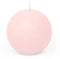 Spaas - Rustiek Kaars Bol 80mm-lichtroze