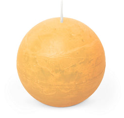 Spaas - Rustiek Kaars Bol 80mm-zandkleur