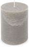SPAAS Rustieke Pillarkaars ± 95 branduren Lichtgrijs