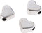 Space kralen afm 5 5x7 mm gatgrootte 1 mm verzilverd 3stuks