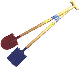 spade schep 90 cm rood