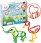 Spaghetteez 35 stuks set- flexibele bouwstaafjes- speelgoed 4,5,6,7,8 jaar jongens en meisjes- knutselen meisjes jongens- constructie speelgoed- Montessori speelgoed- educatief speelgoed