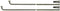 Spaken met nippels Sapim Leader 260-14 - ø2.00 mm - FG 2,3 - RVS (100 stuks)