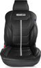 Sparco Autostoelhoes Zwart / Grijs - per Stuk - Autostoel kussen