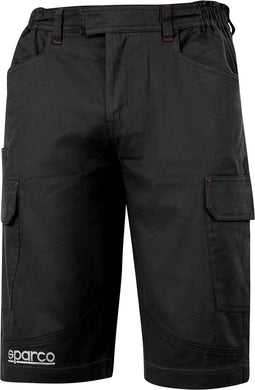 Sparco Bermuda Cargobroek - Korte werkbroek voor ieder seizoen | Black / xl | Werkbroeken | 02410NR4XL