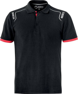Sparco Portland Tech Stretch Polo - Zwart - 2XL