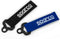 Sparco Sleutelhanger- Leren Keychain - Blauw