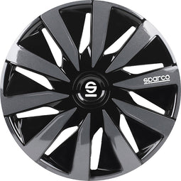 Sparco Wieldoppen Lazio - 14 inch - Zwart/Grijs