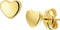 Sparkle14 oorknoppen hart - Goud