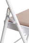 SPARKS - Klapstoel set - Wit/Beige - Metaal