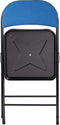 SPARKS - Klapstoel set - Zwart/Blauw - Metaal