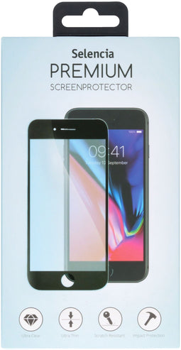 Selencia Redmi Note 9T (5G) - Gehard Glas Premium Screenprotector - 9H krasbestendig - Zwart
