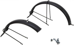 Spatbord Set -Mibo Malaga/Split/Universe 26/20" - Zwart