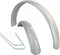 Spatbord set v+a 24 zilver