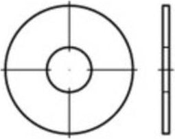 Spatbordschijven 8.4 mm 25 mm Staal Galvanisch verzinkt 200 stuk(s) TOOLCRAFT 159276