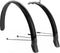 Spatbordset 28 Eurofender Lampo 58 mm breed - mat zwart