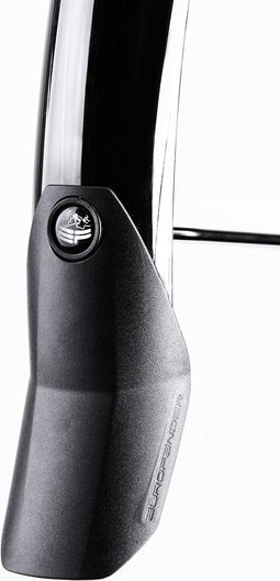 Spatbordset 28 Eurofender Lampo 58 mm breed - zwart