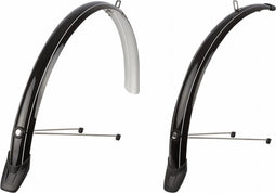 Spatbordset Polisport Towny 28 Inch / 51mm - Zwart