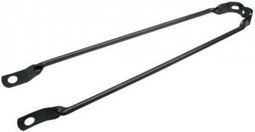 Spatbordstang 24 inch aluminium - zwart