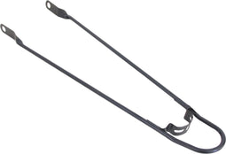 Spatbordstang 28 inch mat zwart incl bumper - ZWART