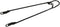 Spatbordstang met bumper voor achterwiel (28 inch/622) - Zwart