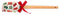 Spatel met strik en diverse prints - ruit - Nuvole di stoffa Ruit met wit