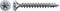 SPAX 1191010500255 Universele schroef, Verzonken kop, 5 x 25, Voldraad, T-STAR plus TX20 - WIROX - 1000 stuks