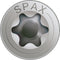 SPAX 1197000500703 Roestvaststalen schroef, Verzonken kop, 5 x 70, Voldraad, T-STAR plus T20 - blank - 100 stuks