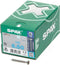 SPAX 1197000600503 Roestvaststalen schroef, Verzonken kop, 6 x 50, Voldraad, T-STAR plus T30 - blank - 100 stuks