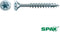 SPAX 191010600803 Universele schroef, Verzonken kop, 6 x 80, Deeldraad, T-STAR plus TX30 - WIROX - 100 stuks