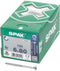 SPAX 191010600803 Universele schroef, Verzonken kop, 6 x 80, Deeldraad, T-STAR plus TX30 - WIROX - 100 stuks