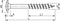 SPAX 251010600805 Hi-Force schroef, Discuskop, 6 x 80, Voldraad, T-STAR plus TX30 - WIROX - 100 stuks