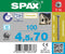 SPAX 251010800505 Riembouten 8 mm 50 mm T-profiel Staal Gehard 50 stuk(s)