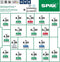 SPAX ASSORTIMENTSBOX RVS A2 L-BOXX 1070-DELIG TORX