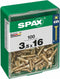 Spax Houtschroef 3.5x16mm - Philips Z2 - 100 stuks