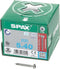 Spax Spaanplaatschroef cilinderkop RVS T-Star T20 5.0x40mm (per 200 stuks)