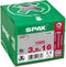 Spax Spaanplaatschroef cilinderkop verzinkt T-Star T15 3.5x16mm (per 1000 stuks)