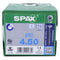 Spax Spaanplaatschroef RVS Torx 4.0 x 50 - 200 stuks