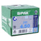 Spax Spaanplaatschroef RVS Torx 4.0 x 50 - 200 stuks