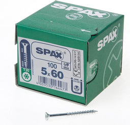 Spax Spaanplaatschroef Verzinkt Torx 5.0 x 60 - 500 stuks