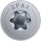 Spax spaanplaatschroef wirox 5,0x77, tx20, met vlakke discuskop, met geoptimaliseerd deel schroefdraad
