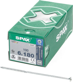 Spax T-Star Spaanplaatschroef Pk 6x180 DD - TX30 - Elvz - 100 Stuks