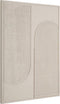 MUST Living Wall Panel Elyn Cream small,102x76x4 cm, cream jute