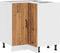 vidaXL - Keuken - hoekonderkast - Lucca - bewerkt - hout - oud - houtkleurig