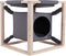 Quapas! Kattenbed met hangmat Catcube M 54x54x54 cm grijs