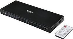 SpeaKa Professional 4 x 2 poorten HDMI-switch Met audiopoorten 3840 x 2160 Mpix Zwart