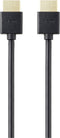 SpeaKa Professional HDMI Aansluitkabel HDMI-A-stekker, HDMI-A-stekker 3.00 m Zwart 8K UHD, Flexibel HDMI-kabel SP-11004