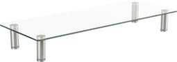 SpeaKa Professional Monitorstandaard Hoogte: 75 tot 90 mm Transparant