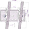 SpeaKa Professional Slim TV-beugel 43,2 cm (17